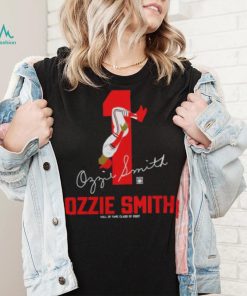 Baseball Hall Of Fame Teambrown Ozzie Smith Signature Shirt
