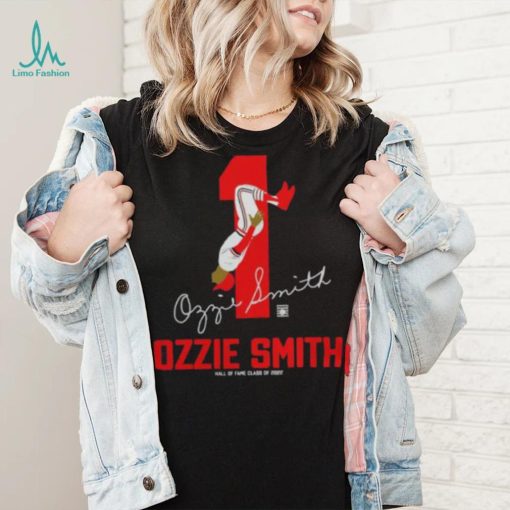 Baseball Hall Of Fame Teambrown Ozzie Smith Signature Shirt