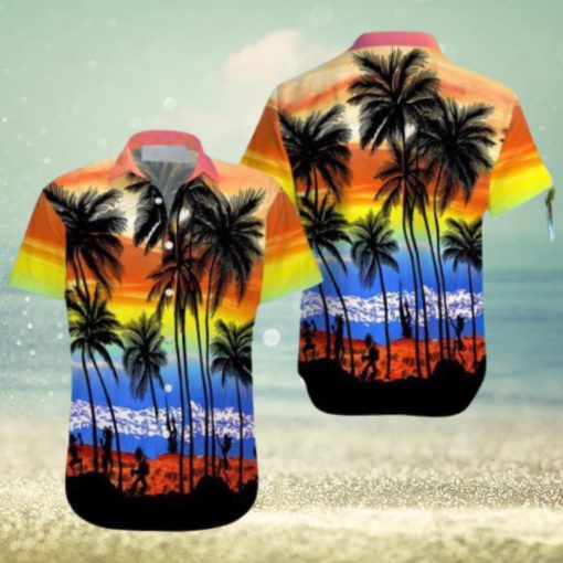 Beach Colorful Aloha Hawaiian Shirt