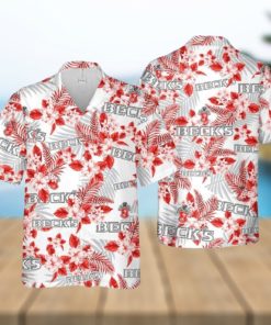 Beck’s Beer Tropical Flower Pattern Limited Hawaiian Shirt Beach Lovers Gift