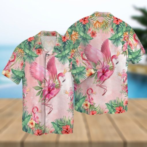 Best Flamingo Hawaiian Shirt