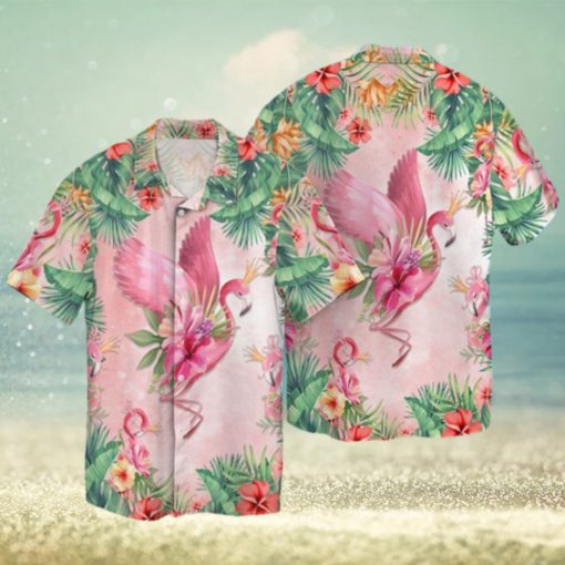 Best Flamingo Hawaiian Shirt