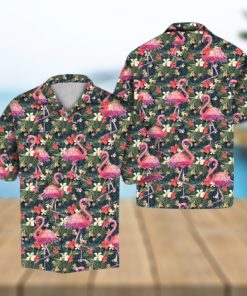 Best Tropical Flamingo Hawaiian Shirt