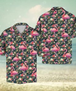 Best Tropical Flamingo Hawaiian Shirt