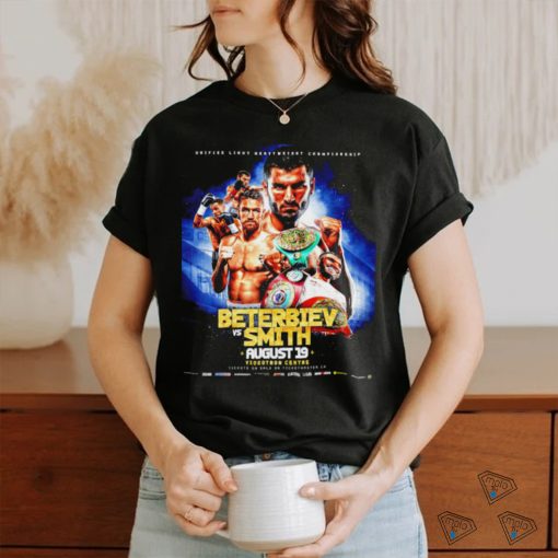 Beterbiev vs Smith Videotron Centre 2023 poster shirt