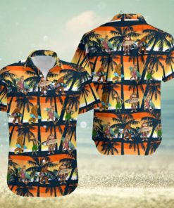 Bigfoot Camping Aloha Hawaiian Shirt