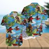 Guitar Hippie Aloha Hawaiian Shirts Gift For Summer Vacation