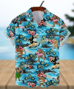 Bigfoot Tropical Short Sleeve Aloha Hawaiian Shirt Summer Gift For Men And Women