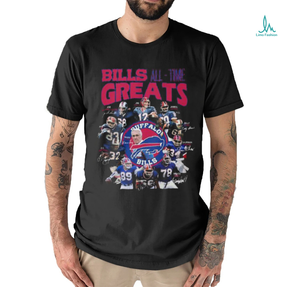 Bills All Time Greats Buffalo Bills T Shirt Bills All Time Greats Buffalo Bills T Shirt