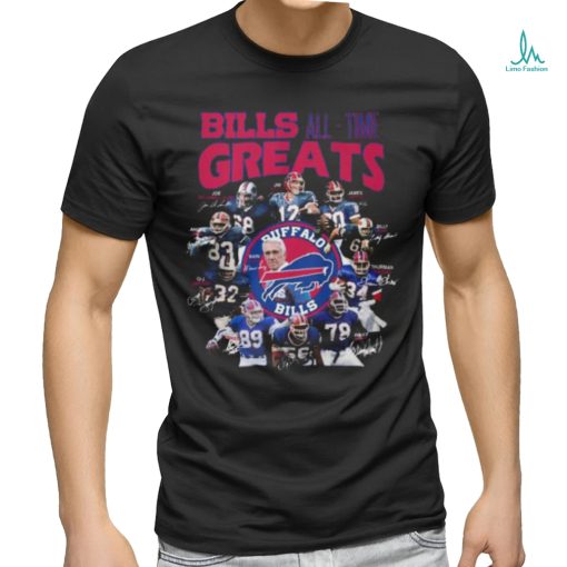 Bills All Time Greats Buffalo Bills T Shirt
