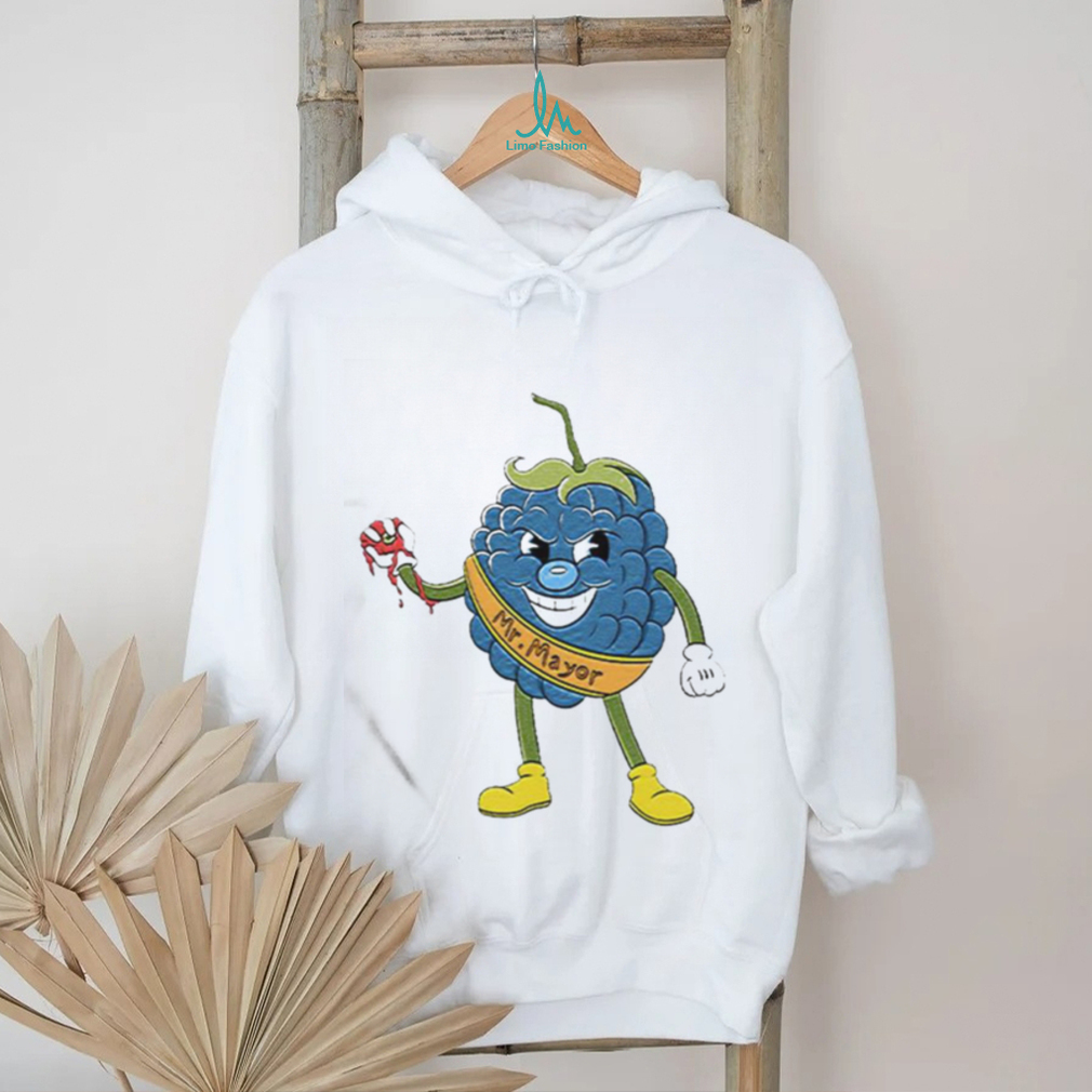 Blueberry Guy Mr. Mayor Shirt Blueberry Guy Mr. Mayor Shirt