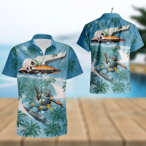 Boba Fett Surf Starwars Summer Hawaiian Shirt For Men And Women