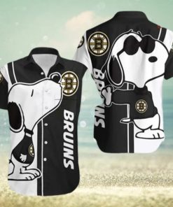 Boston Bruins Snoopy Hawaiian Shirt For Men For Men