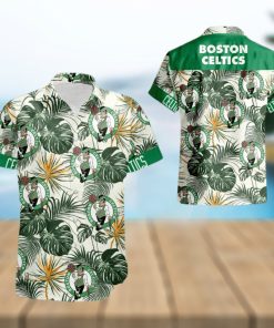 Boston Celtics Tropical Flower Sleeve Hawaii Summer Hawaiian Shirt For Men And Women