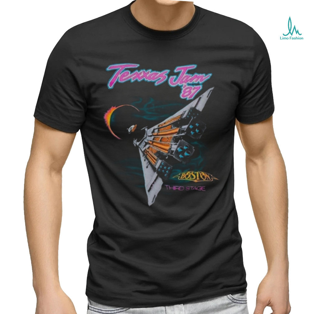 Boston Texxas Jam Tour ’87 , Boston Band Tour ’87 T Shirt Boston Texxas Jam Tour ’87 , Boston Band Tour ’87 T Shirt