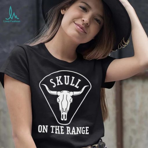 Bovine Bones Skull on the Range logo shirt