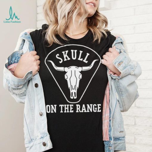Bovine Bones Skull on the Range logo shirt