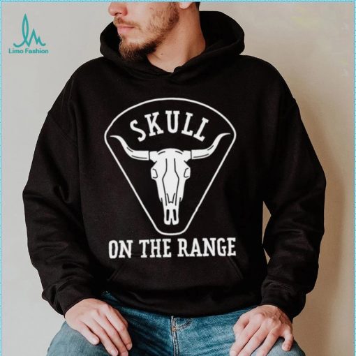 Bovine Bones Skull on the Range logo shirt