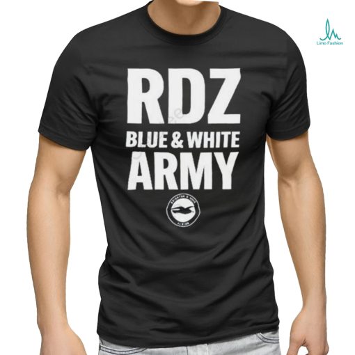 Brighton & Hove Albion Rdz Blue White Army Shirt