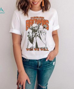 Browns Star Wars Yoda Win We Will Shirt