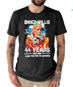 Bruce Willis 44 years 1978 – 2022 thank you for the memories shirt