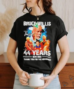 Bruce Willis 44 years 1978 – 2022 thank you for the memories shirt