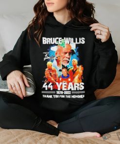 Bruce Willis 44 years 1978 – 2022 thank you for the memories shirt