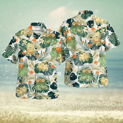 Bulbasaur Ivysaur Venusaur Tropical Design Hawaiian Shirt and Short