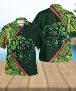 Bulbasaur Paisley Pattern Design Hawaiian Shirt and Short