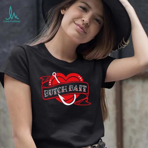 Butch Bait heart logo shirt
