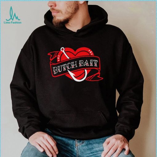 Butch Bait heart logo shirt