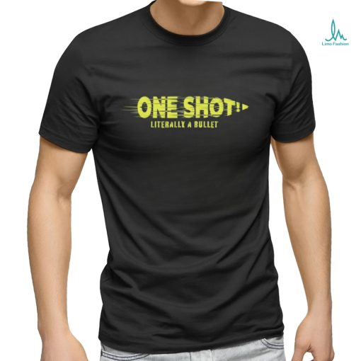 Call of Duty One Shot Literally a bullet logo shirt