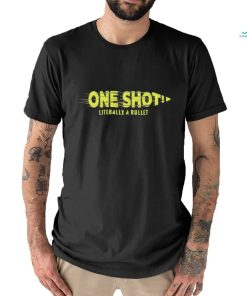 Call of Duty One Shot Literally a bullet logo shirt