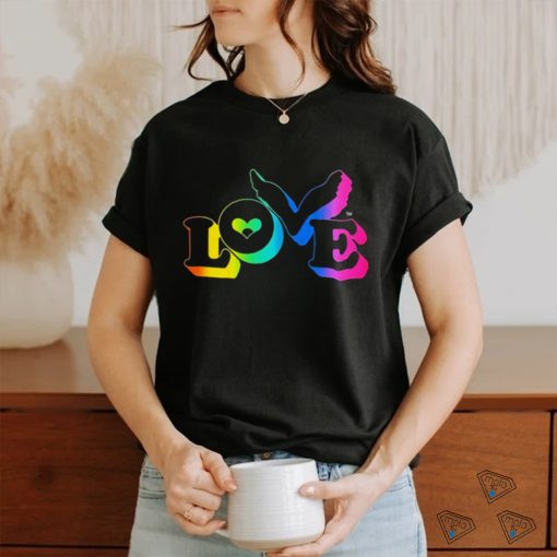 Camiseta Coldplay Love Button Music of The Spheres World tour 2023 LGBT shirt