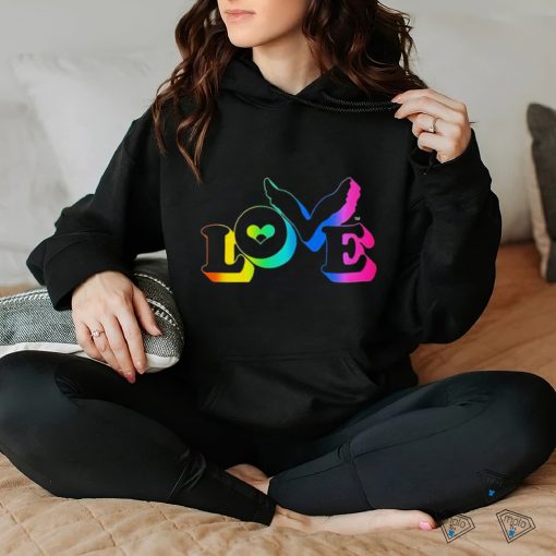 Camiseta Coldplay Love Button Music of The Spheres World tour 2023 LGBT shirt