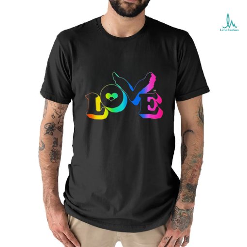 Camiseta Coldplay Love Button Music of The Spheres World tour 2023 LGBT shirt