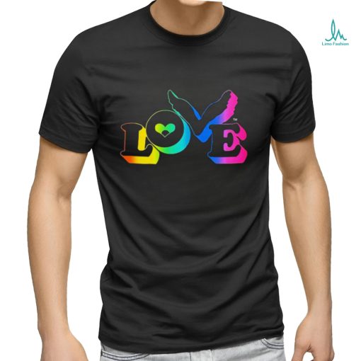 Camiseta Coldplay Love Button Music of The Spheres World tour 2023 LGBT shirt