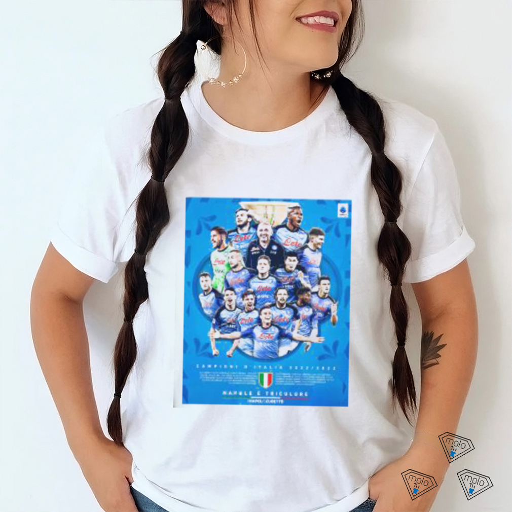 Campioni D’Italia 2022 – 2023 SSC Napoli poster shirt - Limotees