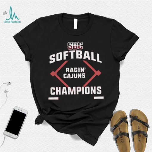 Cardinal Louisiana Ragin’ Cajuns 2023 Sun Belt Softball Regular Season Champions T Shirt