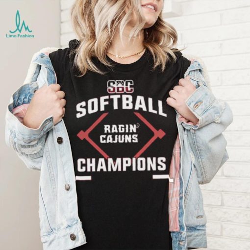 Cardinal Louisiana Ragin’ Cajuns 2023 Sun Belt Softball Regular Season Champions T Shirt