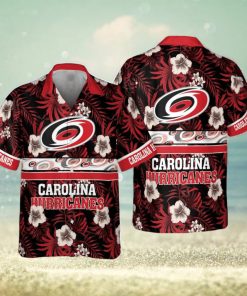 Carolina Hurricanes National Hockey League 2023 Hibiscus Pattern Hawaiian Shirt