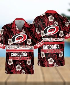 Carolina Hurricanes National Hockey League 2023 Hibiscus Pattern Hawaiian Shirt