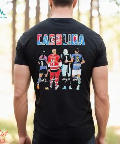 Carolina Sports Teams Players Signatures Shirt