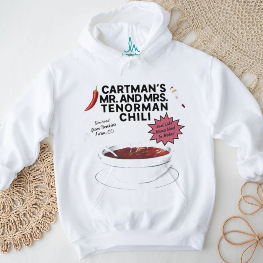 Cartman’s Mr And Mrs Tenorman Chili Shirt Cartman’s Mr And Mrs Tenorman Chili Shirt