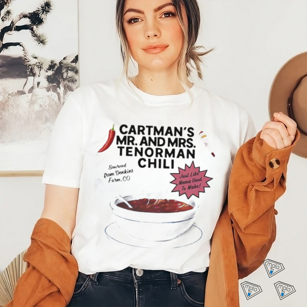 Cartman’s Mr And Mrs Tenorman Chili Shirt Cartman’s Mr And Mrs Tenorman Chili Shirt