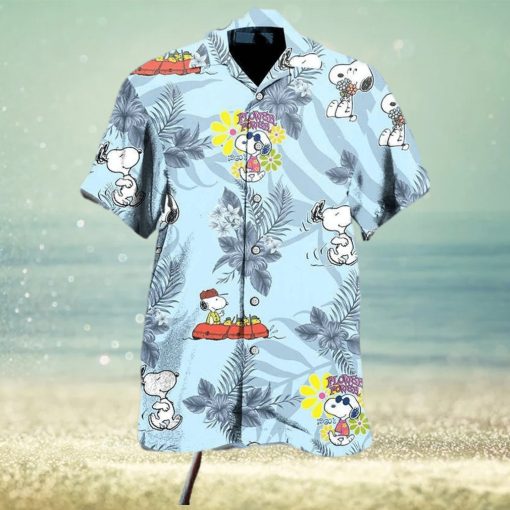 Cartoon Peanuts Snoopy Hawaiian Shirt For Men For Men
