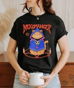 Cat necromancer Nekomancer art shirt