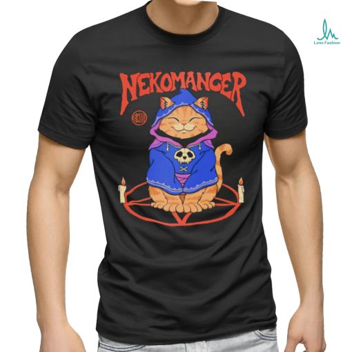 Cat necromancer Nekomancer art shirt