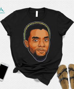Chadwick Boseman King of Afro Futurism face art shirt
