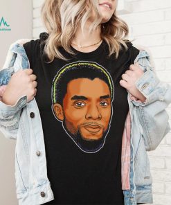 Chadwick Boseman King of Afro Futurism face art shirt